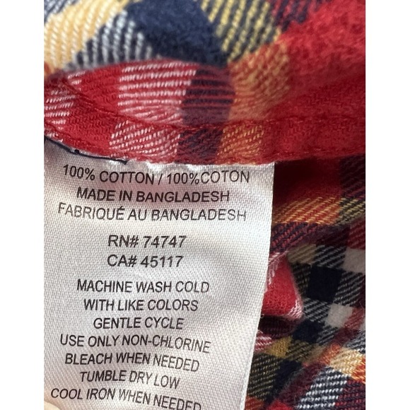Red Head Brand Co. Men's XL Multicolor Flannel Shirt Long Sleeve Button Up - Picture 6 of 9